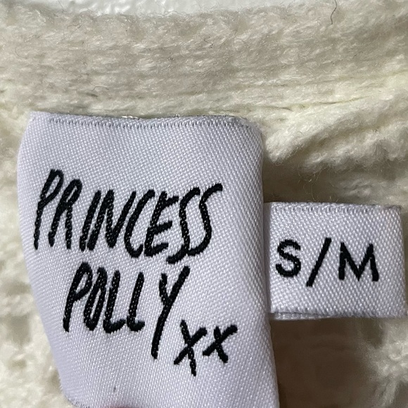 Princess Polly cream crochet sweater - Picture 3 of 4